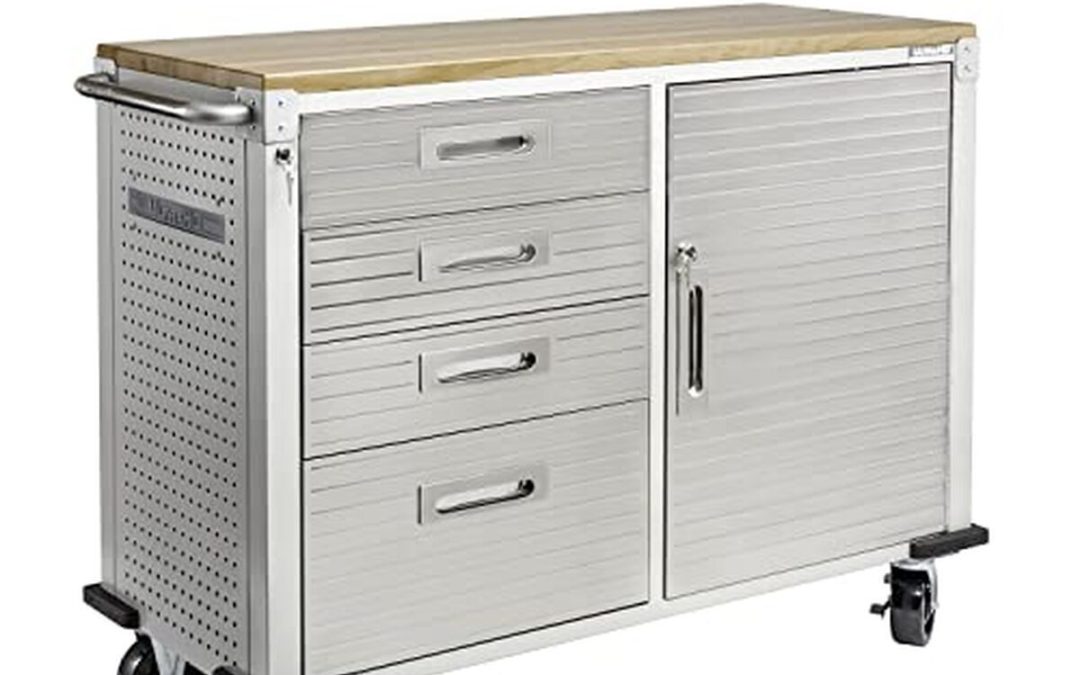 Test : seville classics uhd20264 établi 4 tiroirs robustes en métal et bois