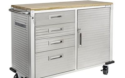 Test : seville classics uhd20264 établi 4 tiroirs robustes en métal et bois