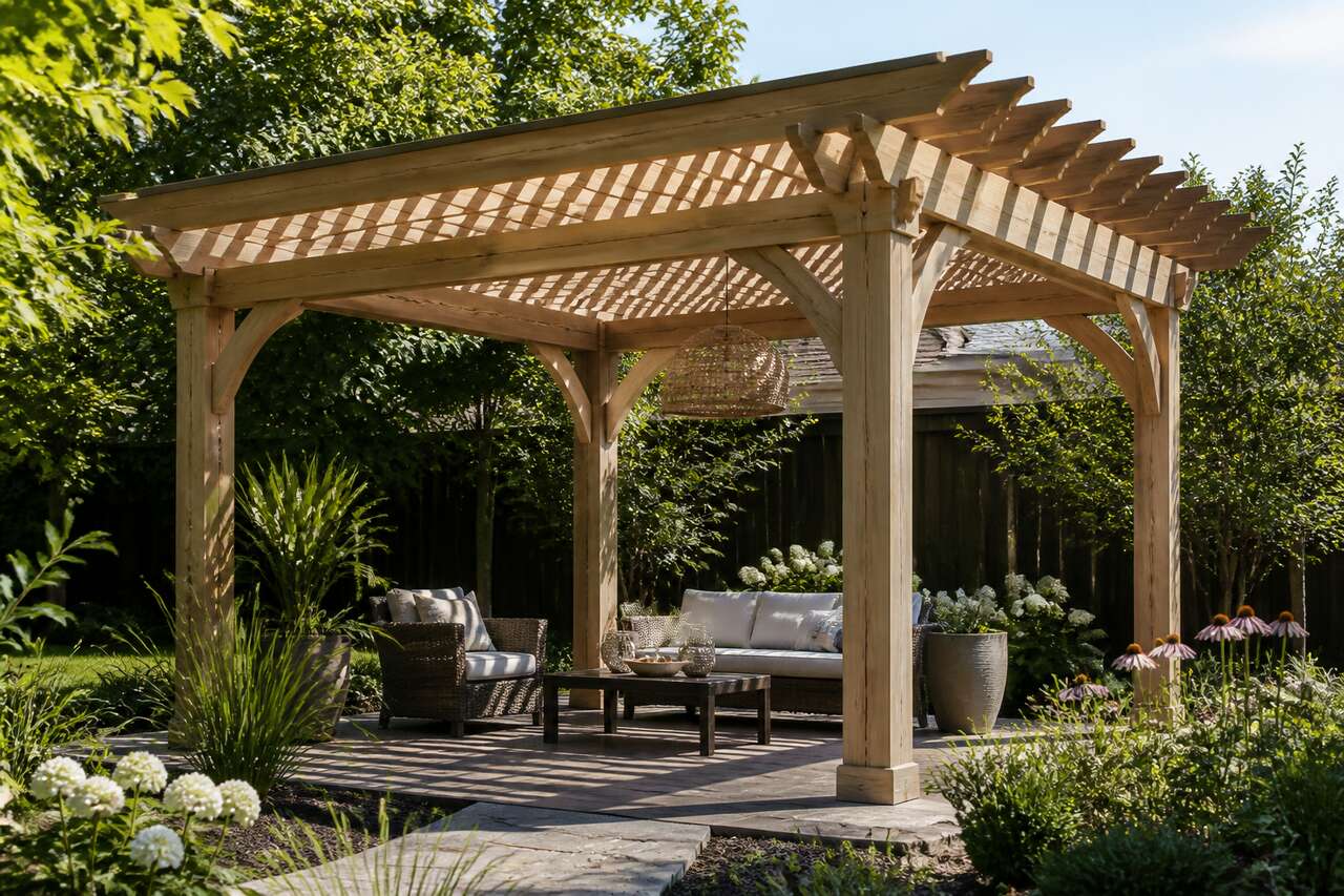 Les avantages d'une pergola sc bois sur mesure Les avantages d'une pergola sc bois sur mesure