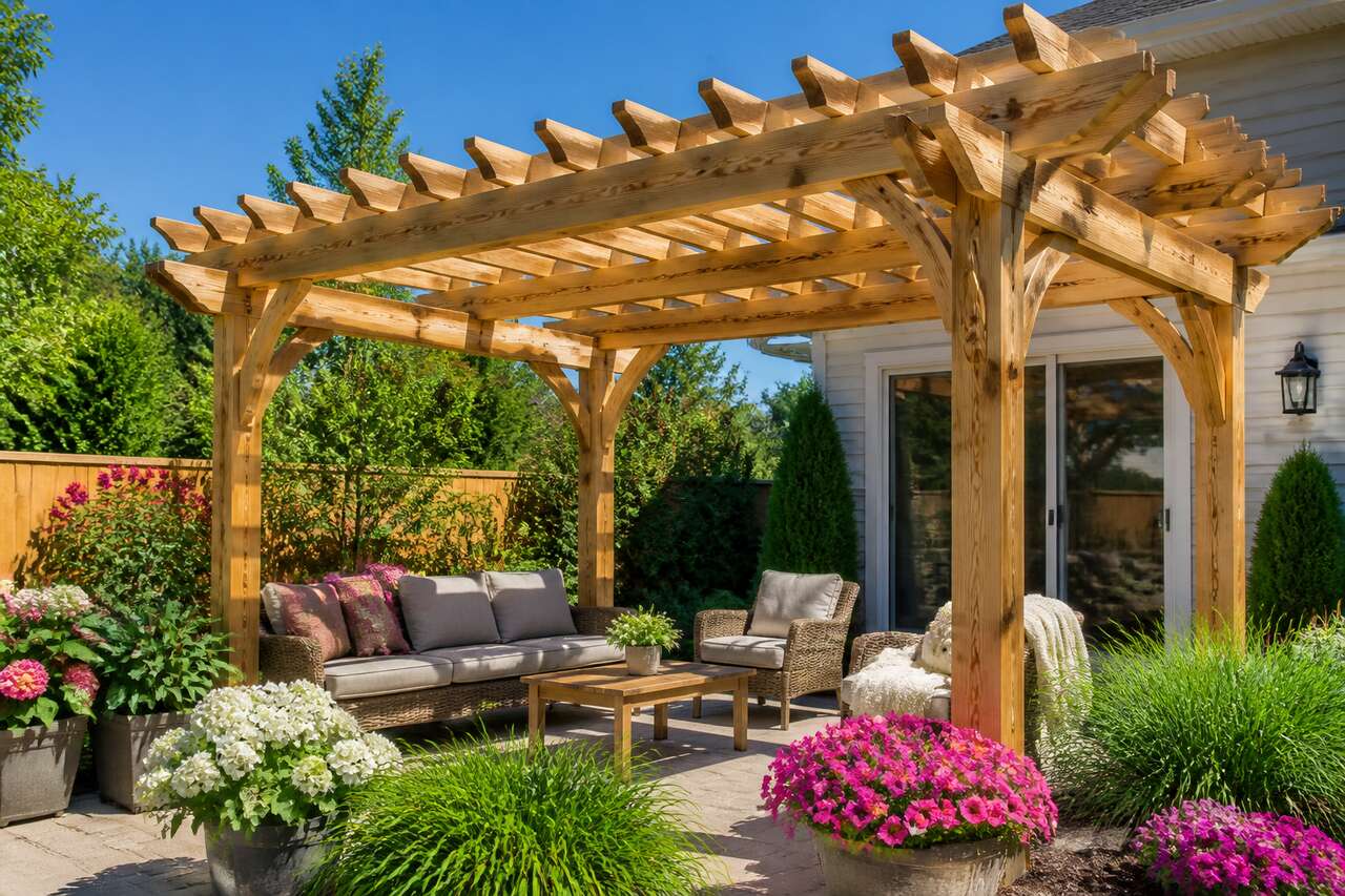 Quel budget prévoir pour une pergola en pin traité Quel budget prévoir pour une pergola en pin traité