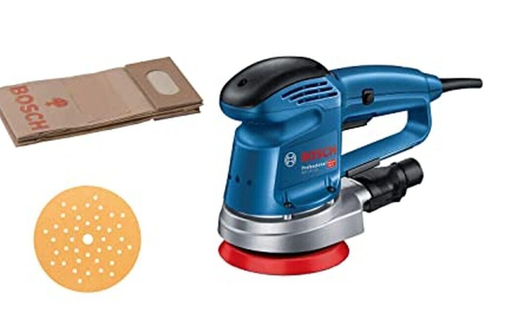 Test de la ponceuse Bosch GEX 34-125 : performance orbitale
