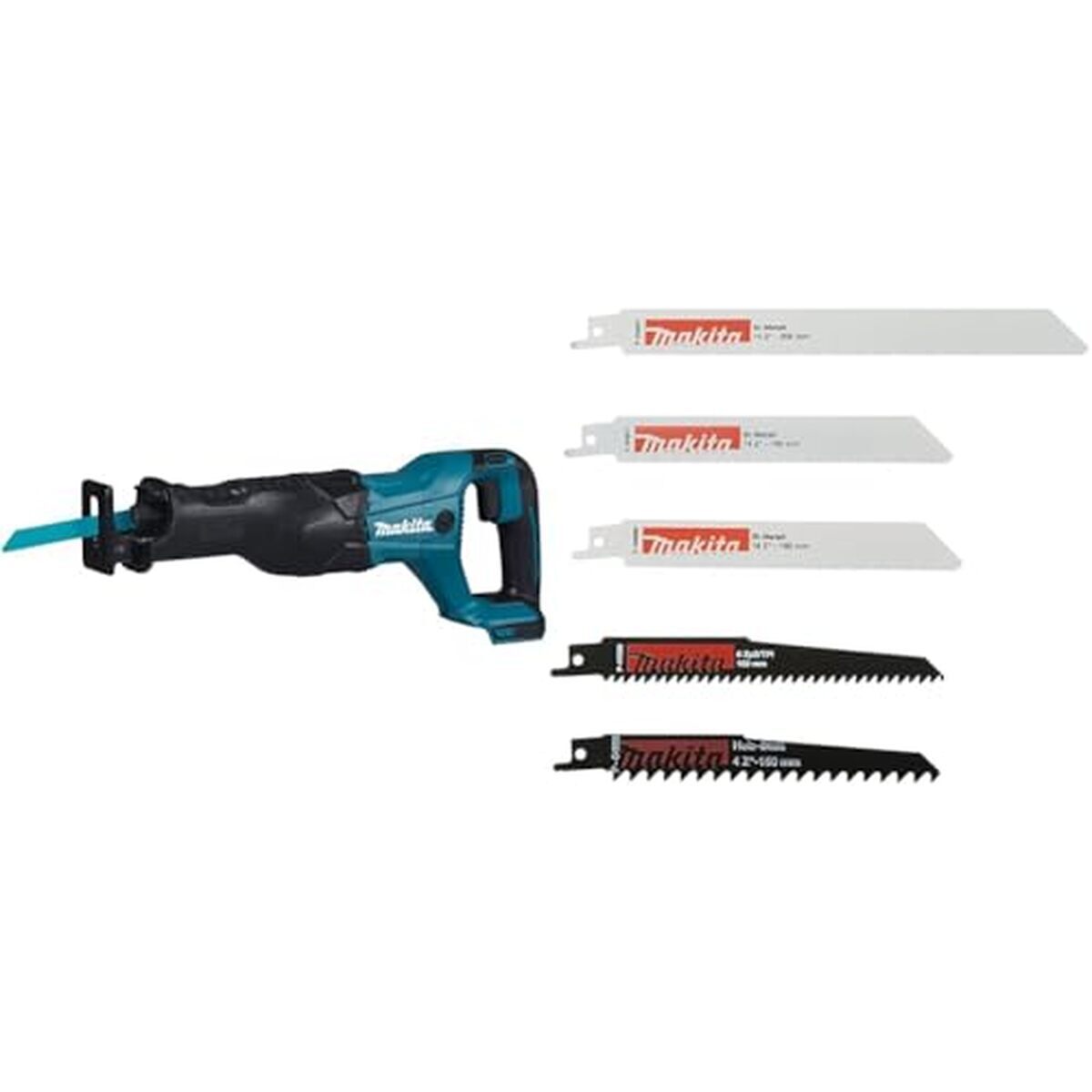 Test de la scie sabre sans fil Makita DJR186ZK avec lames supplémentaires
