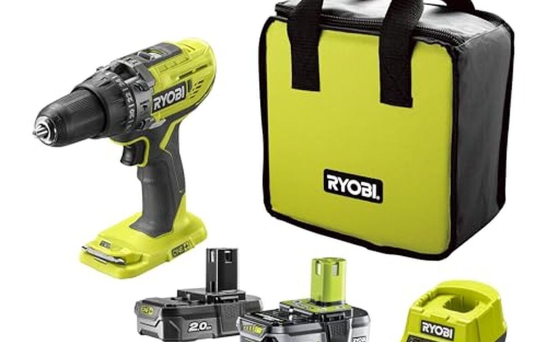 Test : perceuse à percussion sans fil RYOBI R18PD3-242S