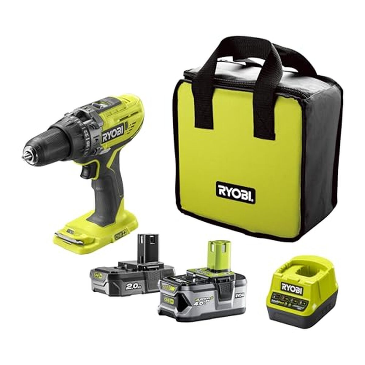 Test : perceuse à percussion sans fil RYOBI R18PD3-242S