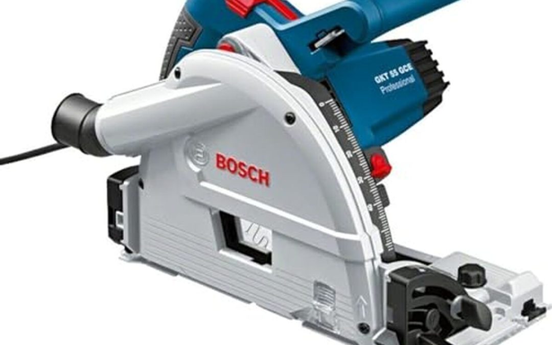 Test scie plongeante Bosch GKT 55 gce : puissance et précision